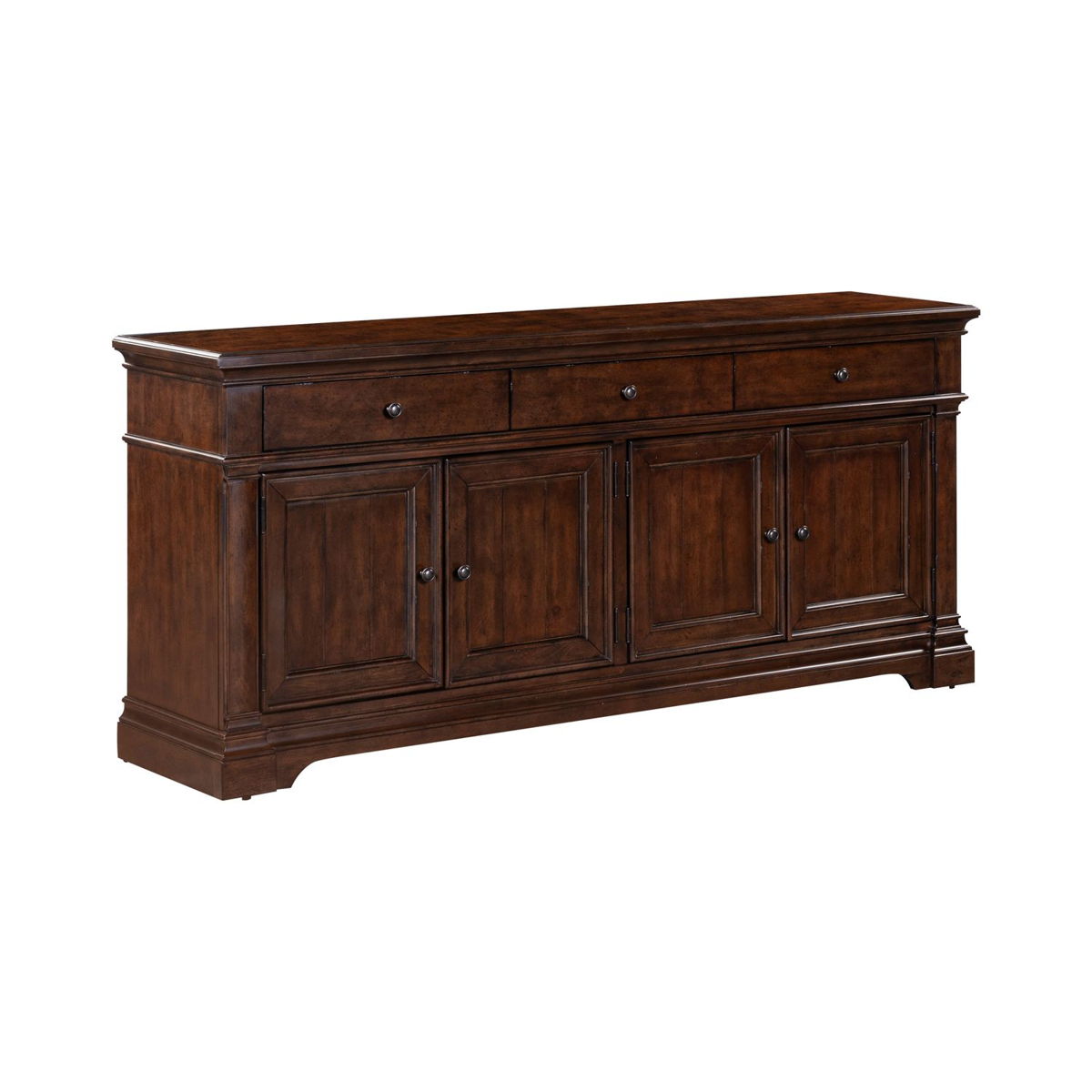 Arden Road - 74" TV Console - Cherry - Image 3