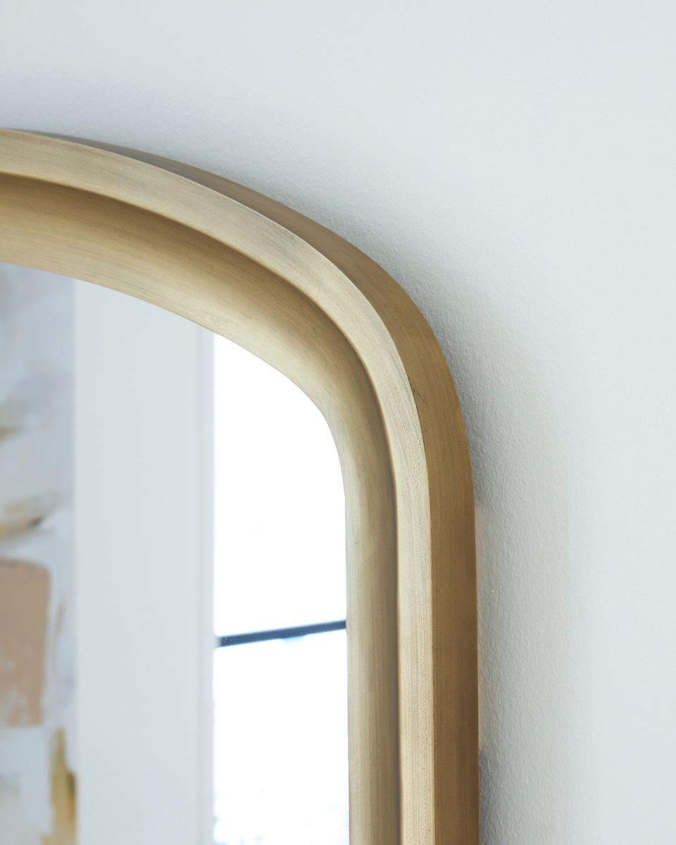 Fintan - Floor Mirror - Gold Finish - Image 6