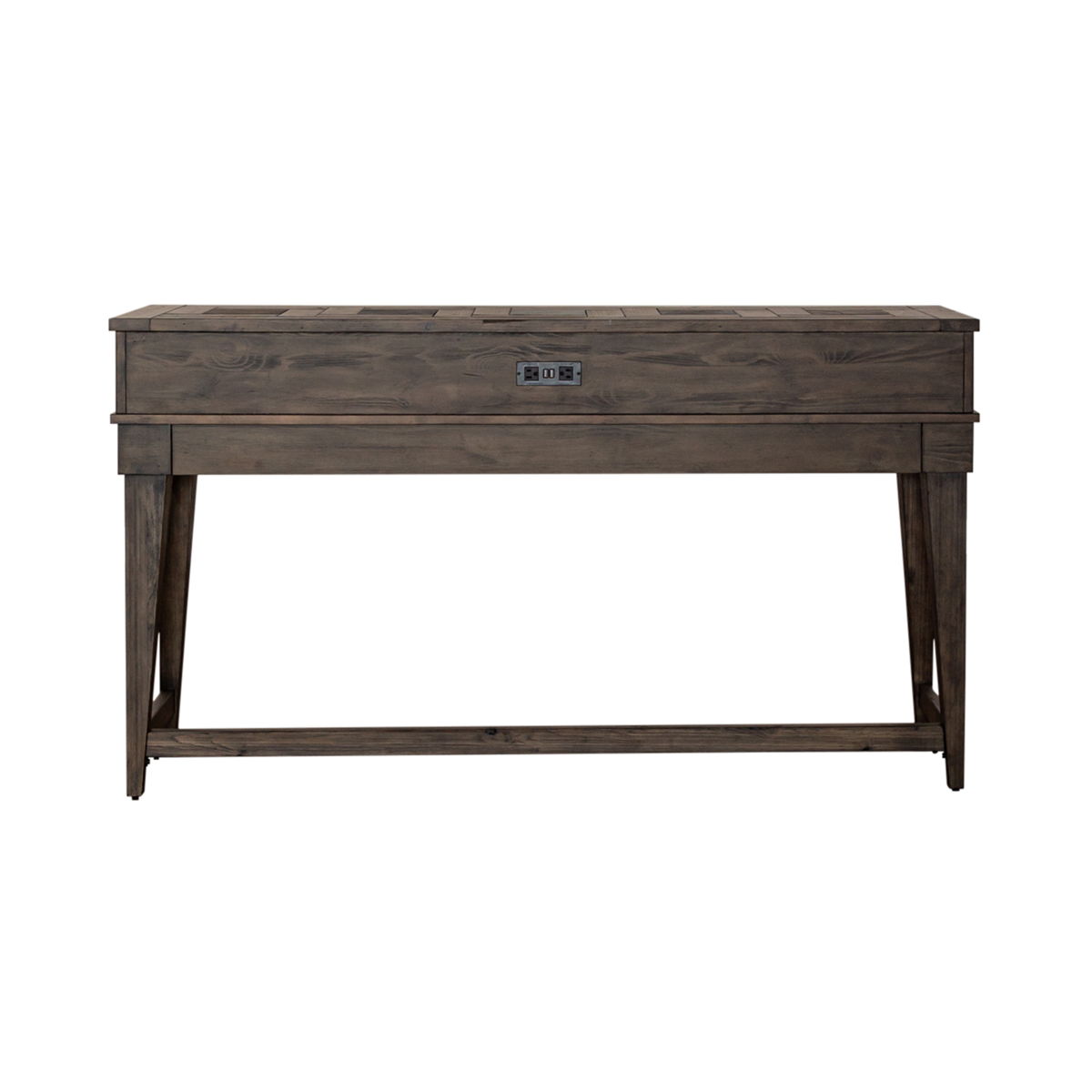 Arrowcreek - Console Bar Table - Weathered Stone - Image 2