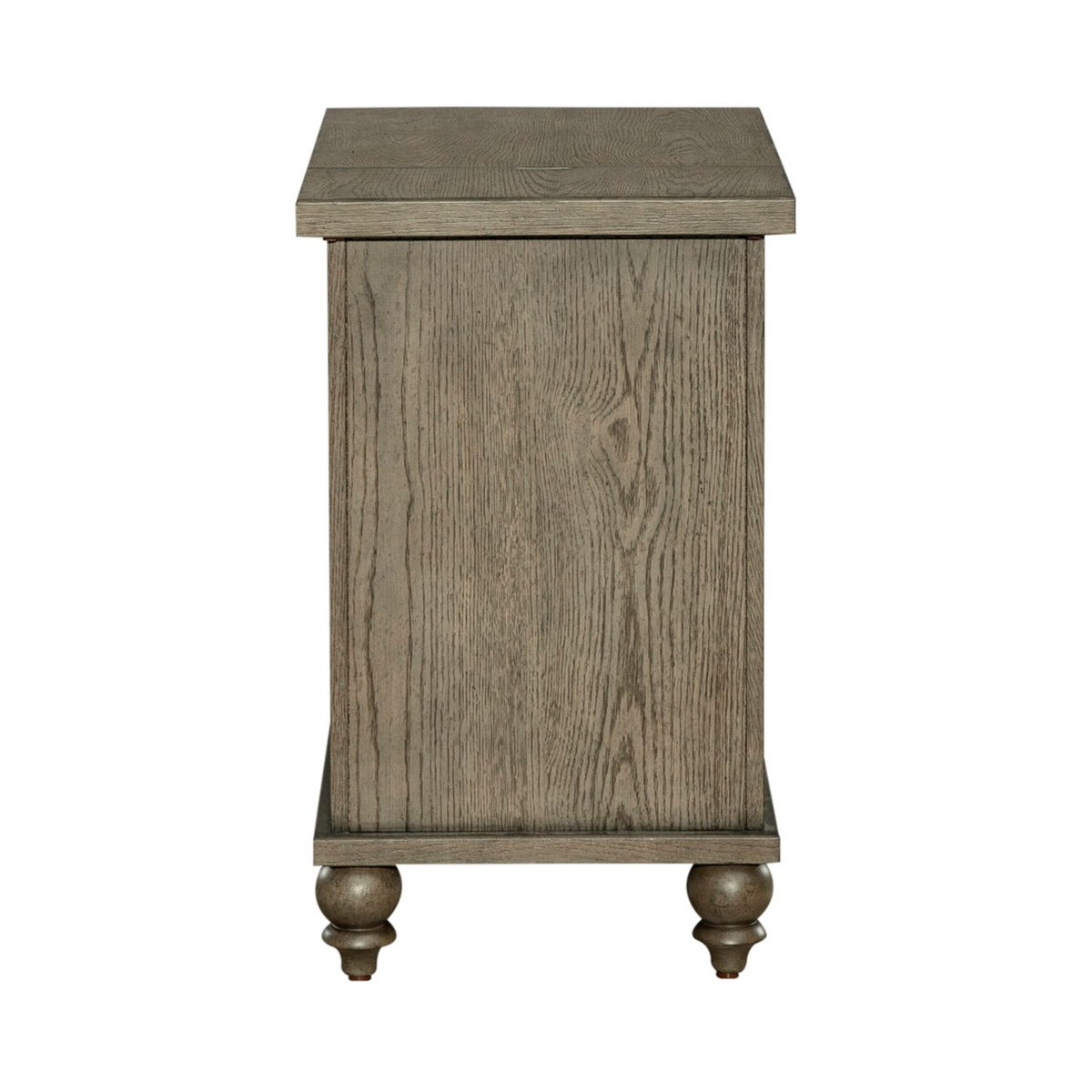 Americana Farmhouse - Chair Side Table - Light Brown - Image 2