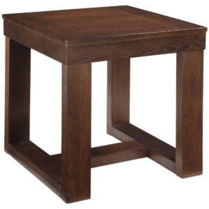 Watson - Square End Table - Dark Brown