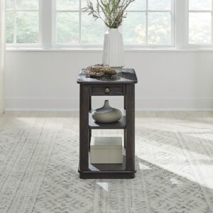 Wallace - Chair Side Table - Brown