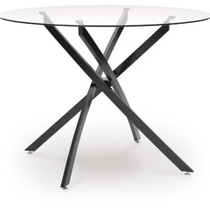 Pharwynn - Round Dining Room Table - Black