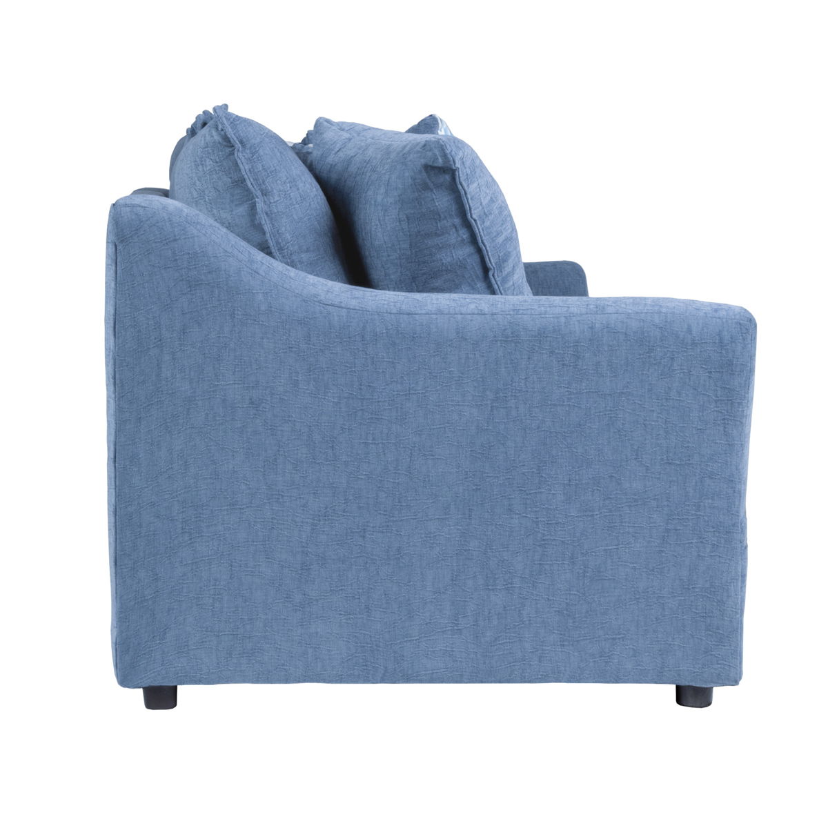Sylvie - Sofa With 4 Accent Pillows - Slate Blue - Image 2