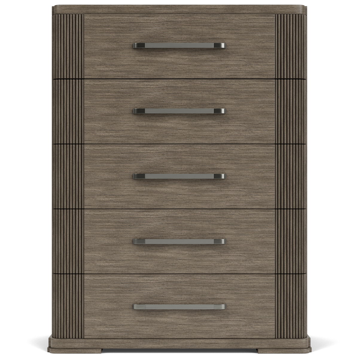 Sariel - 5 Drawer Chest - Dark Brown