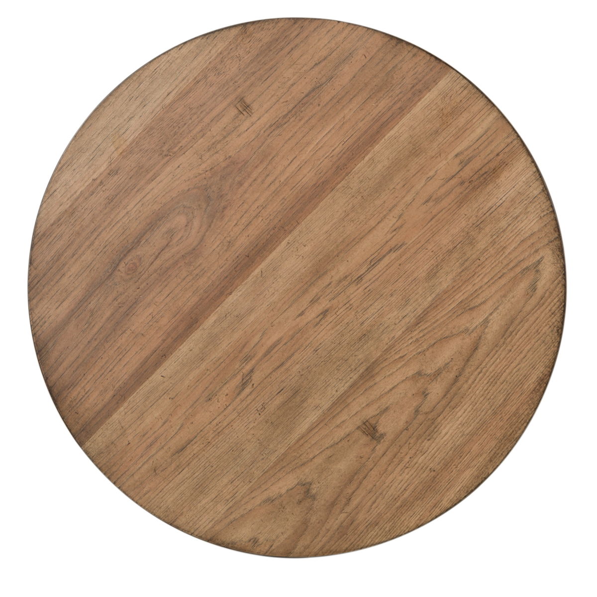 Farmhouse Reimagined - Round Chair Side Table - Antique White / Chestnut Tops - Image 4