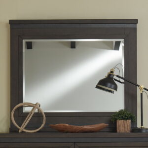 Thornwood Hills - Mirror Metal Strip Accents - Dark Brown
