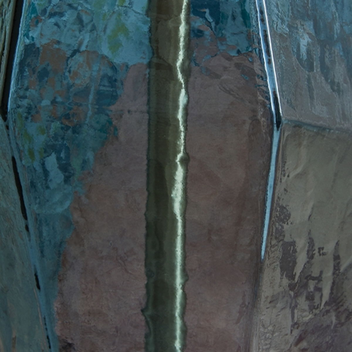 Tallow - Glass Table Lamp - Blue - Image 2