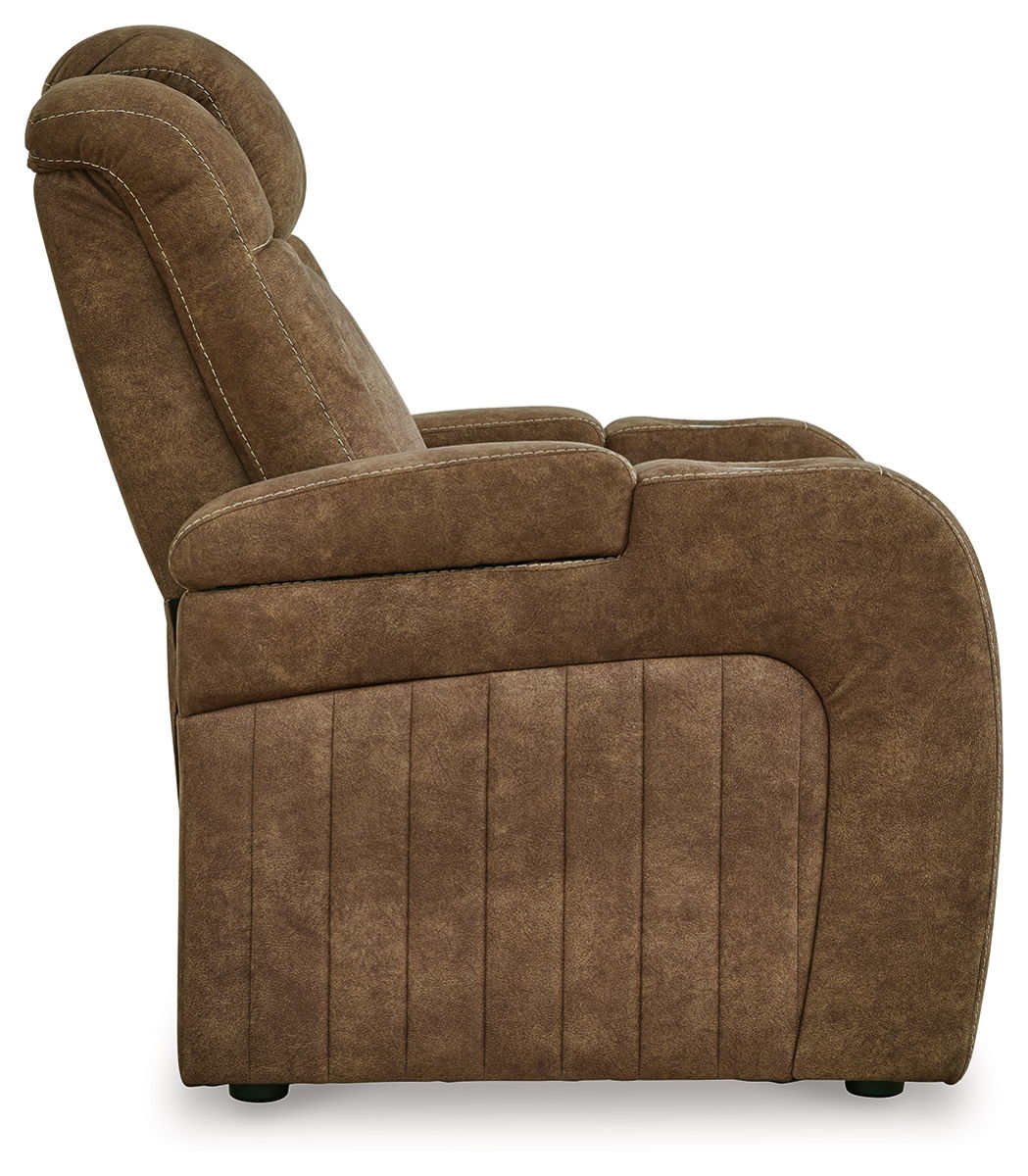 Wolfridge - Power Recliner/Adj Headrest - Brindle - Image 10