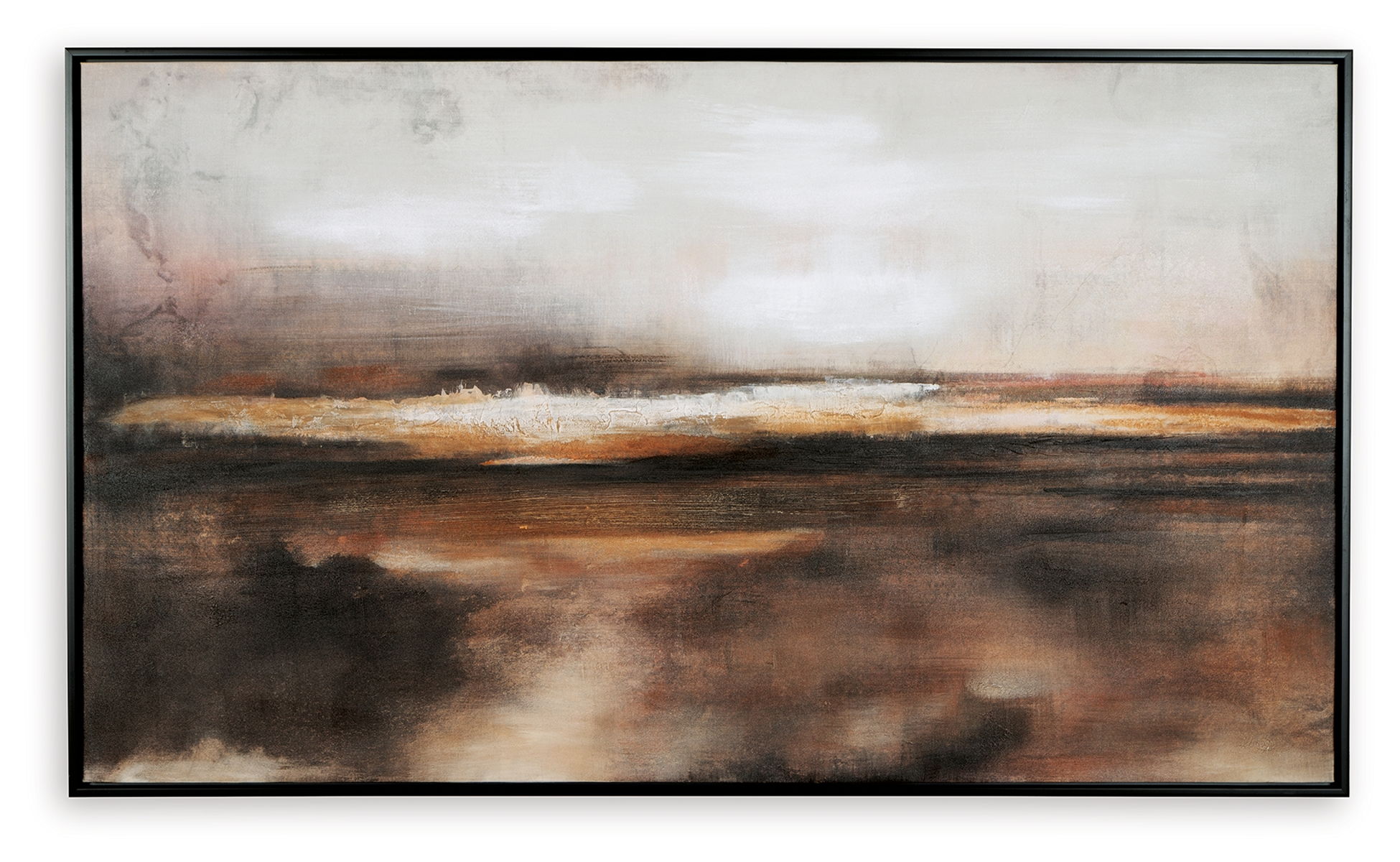 Drewland - Wall Art - Black / Brown / Orange - Image 5