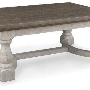 Havalance - Rectangular Cocktail Table - Gray / White