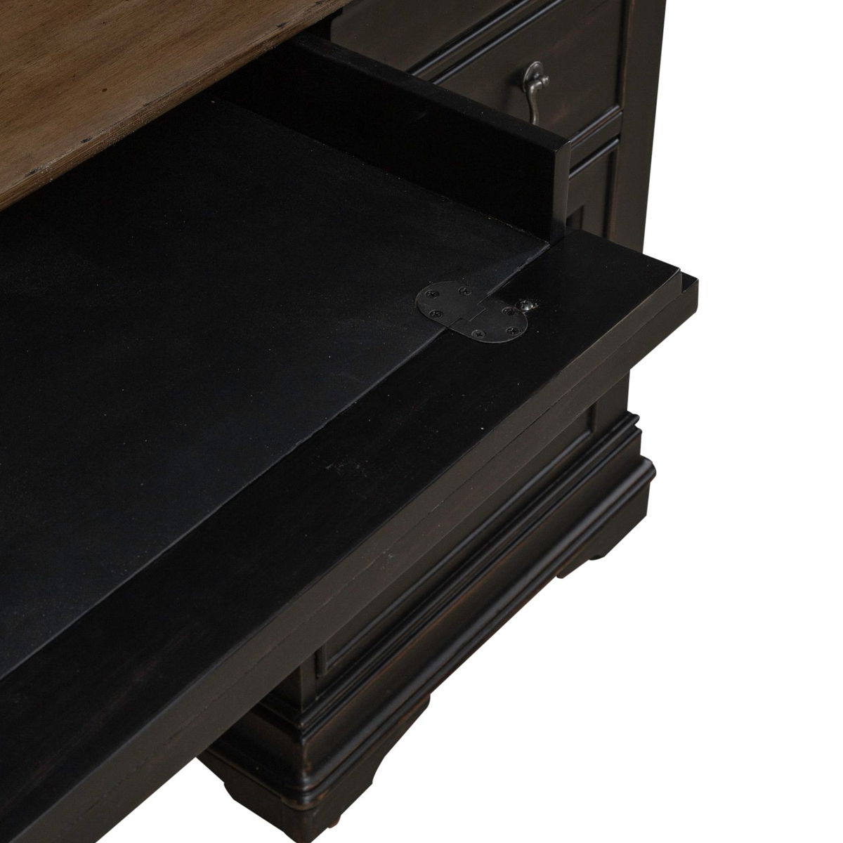 Meritage - Credenza & Hutch - Aged Charcoal - Image 6