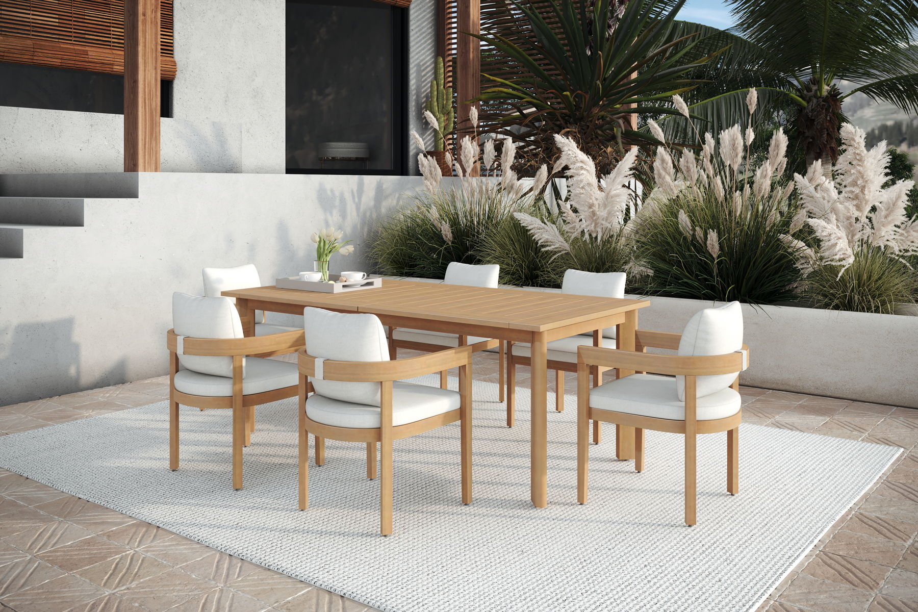 Wesley - Patio Dining Set - Image 2