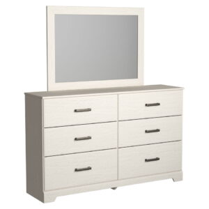 Stelsie - Dresser, Mirror - White