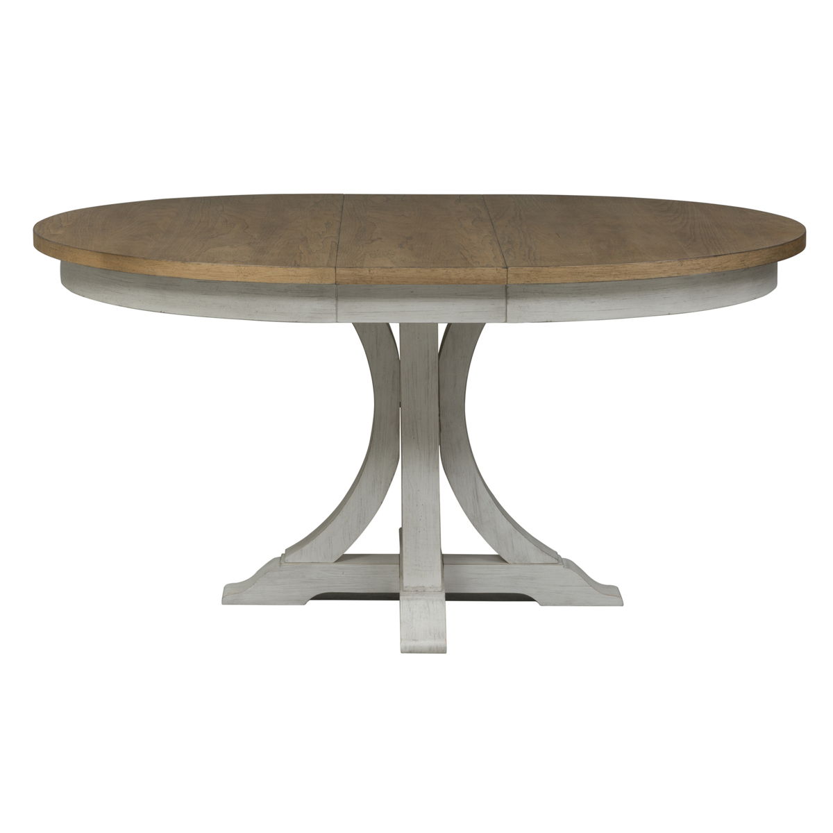 Farmhouse Reimagined - Pedestal Table - White - Image 2