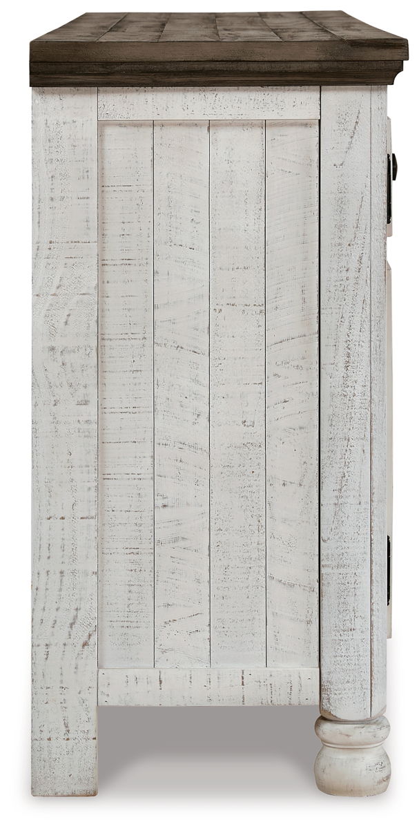 Havalance - Extra Large TV Stand - 4 Doors - Brown / Beige - Image 7