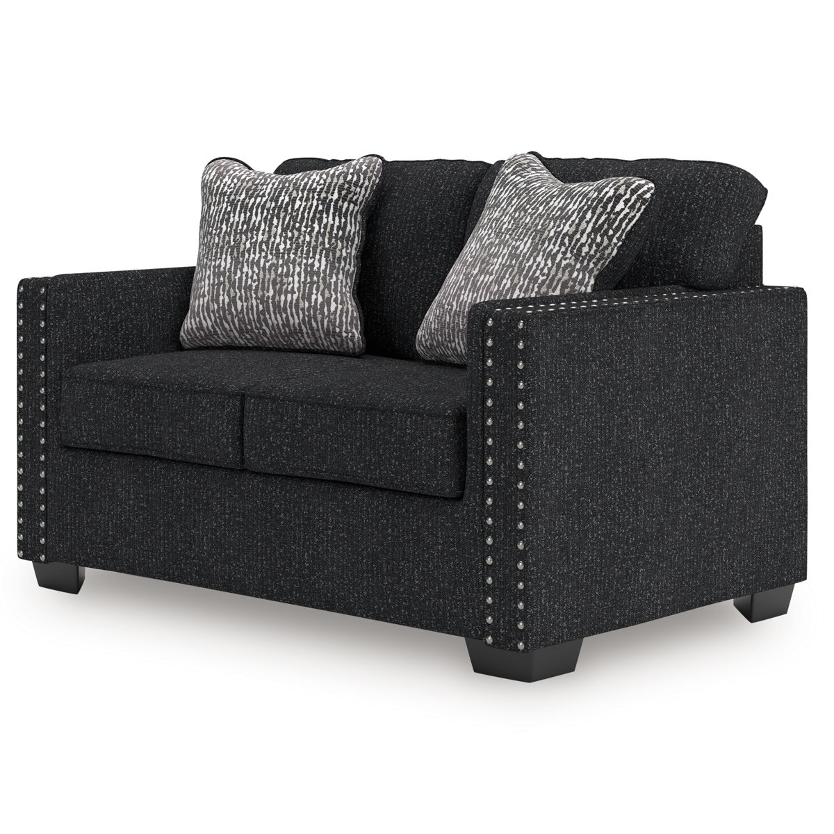 Jasmine Peaks - Loveseat - Coal - Image 7