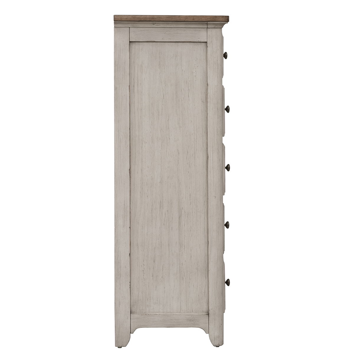 Farmhouse Reimagined - 5 Drawer Chest - White - Image 5