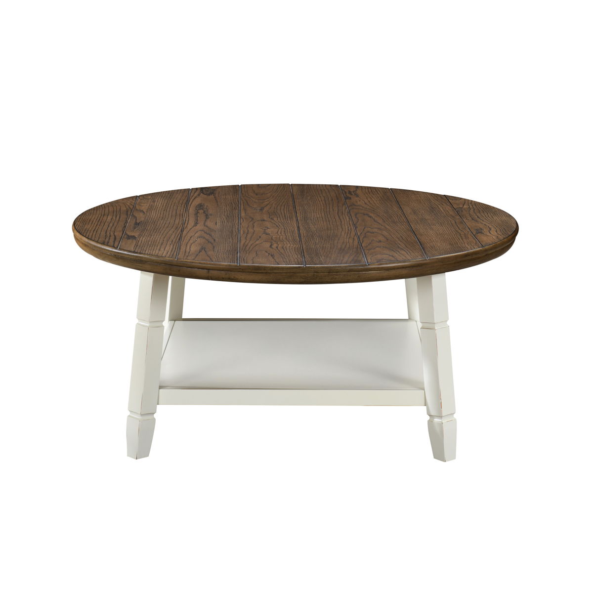 Flaherty - 3 Piece Occasional Set (1 Coffee & 2 End Tables) - Brown / White - Image 7