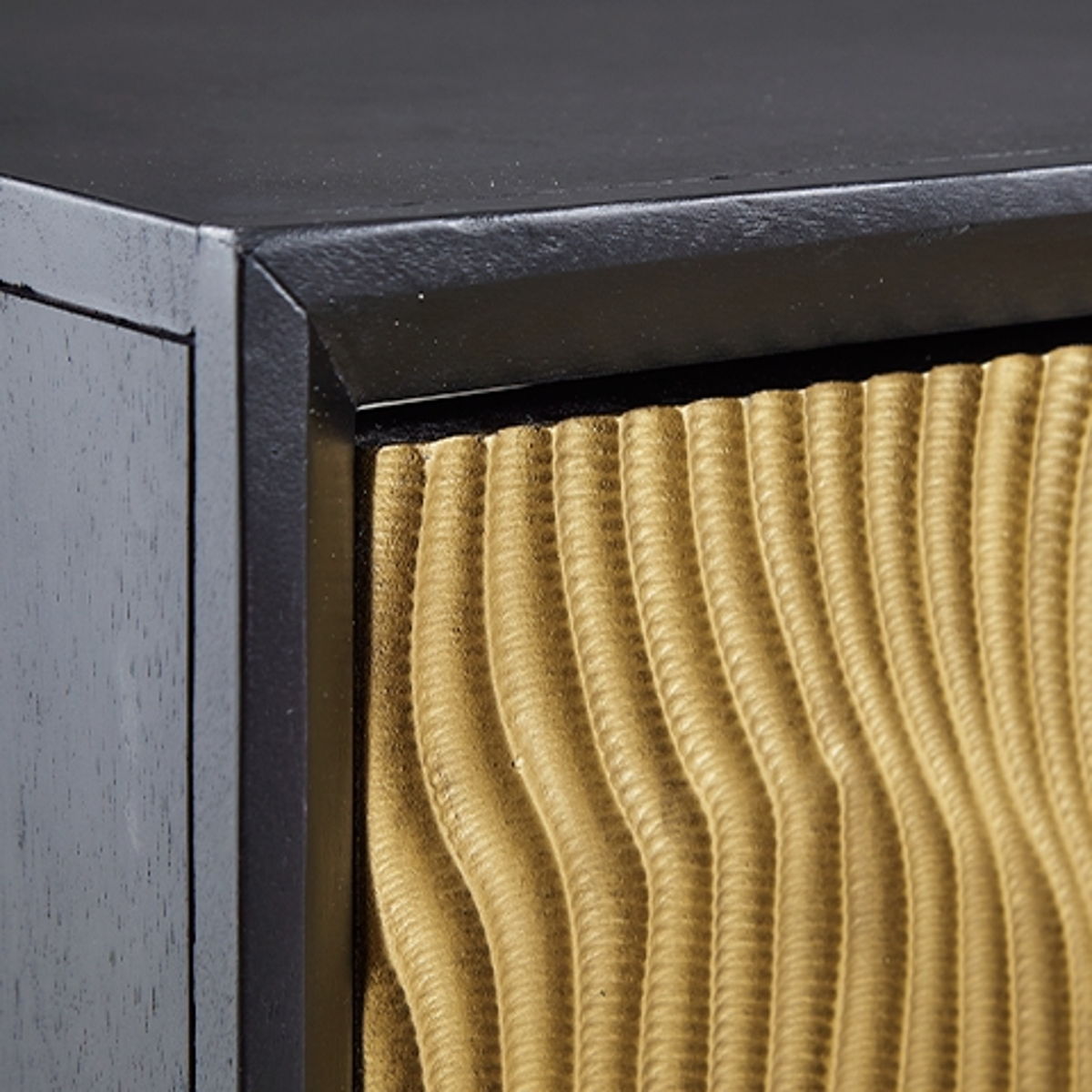 Tayner - Accent Cabinet - Black / Gold Finish - Image 3