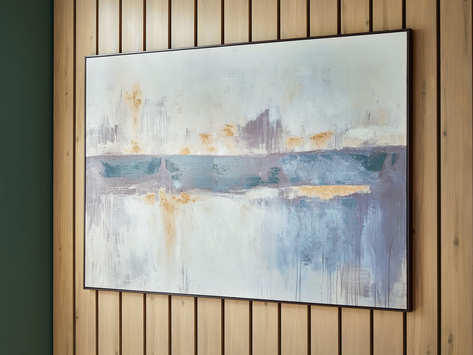 Gatesford - Wall Art - Blue / White / Tan - Image 2