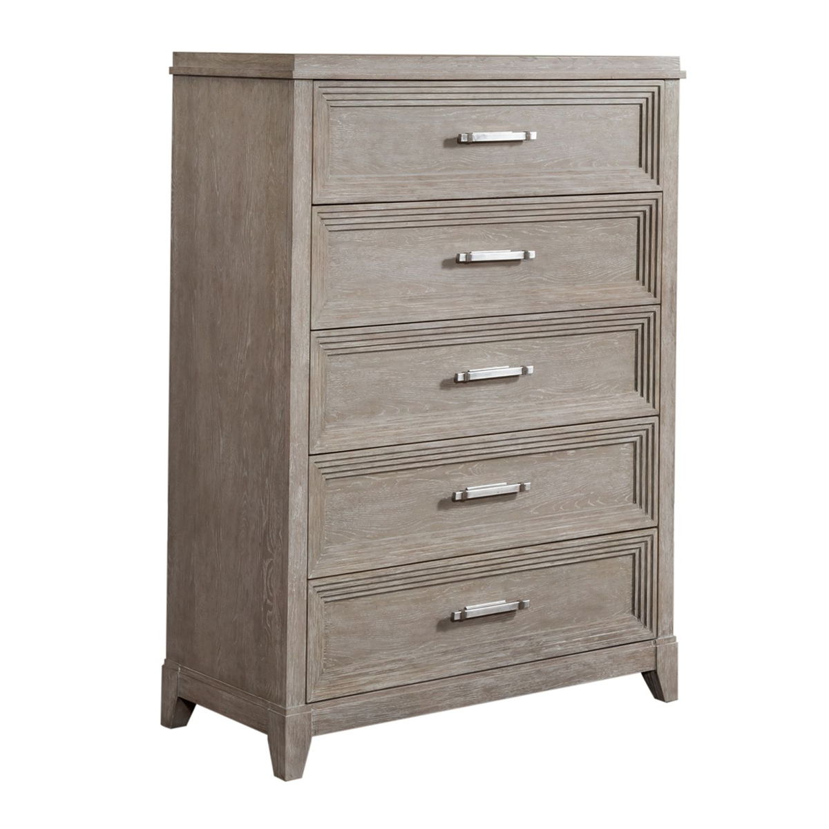 Belmar - 5 Drawer Chest - Washed Taupe - Image 6