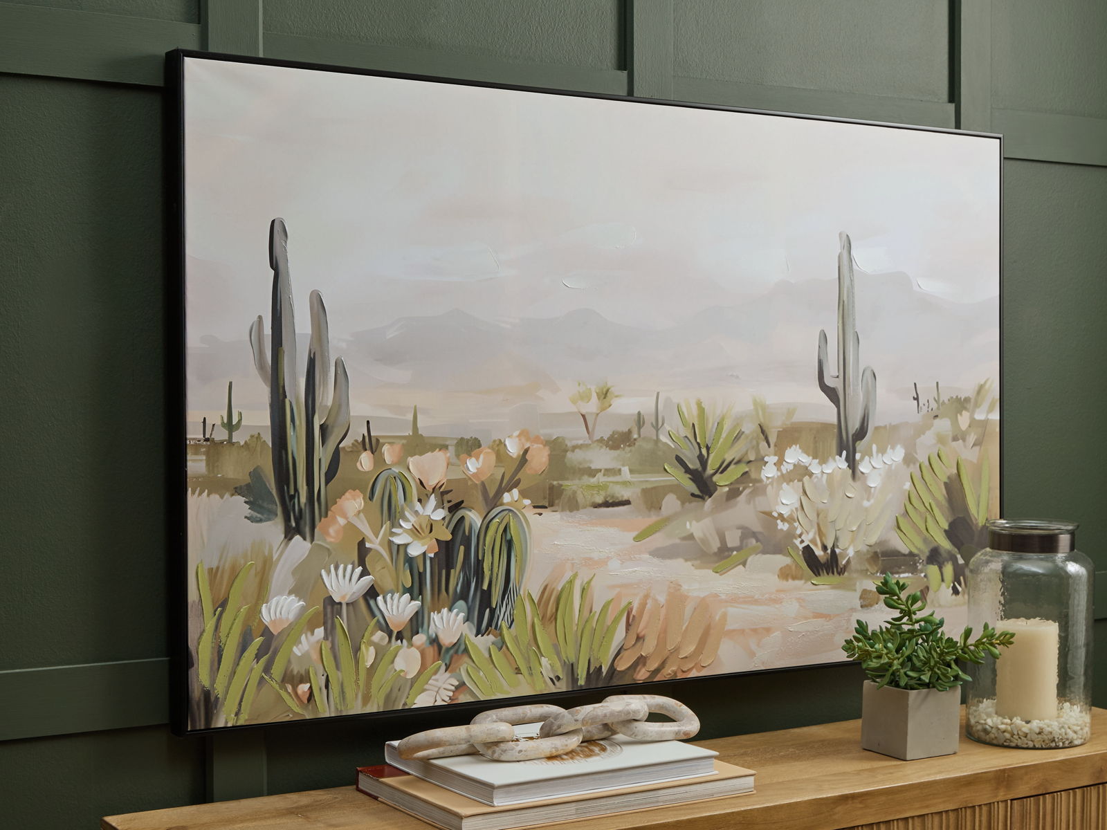 Sidworth - Wall Art - Green / Beige / Gray - Image 2