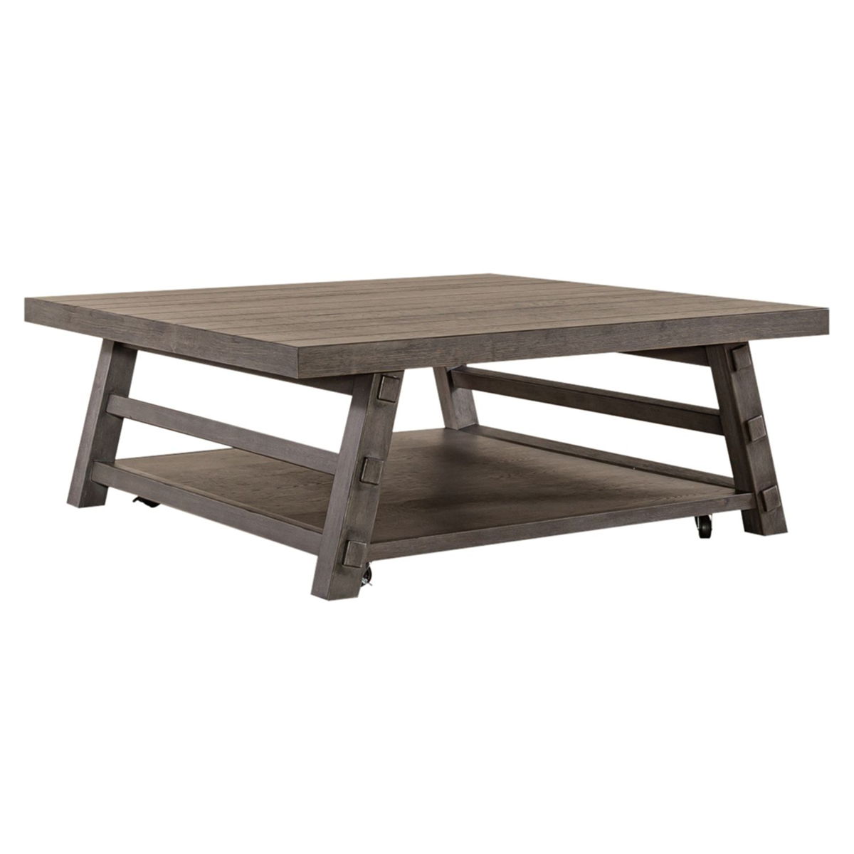 Modern Farmhouse - Oversized Square Cocktail Table - Image 7