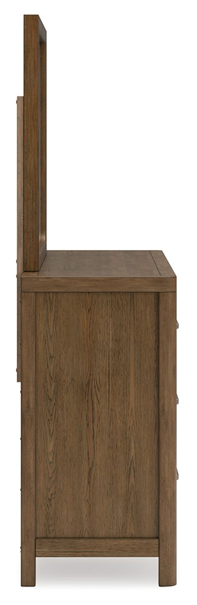 Cabalynn - Dresser And Mirror - Light Brown - Image 8