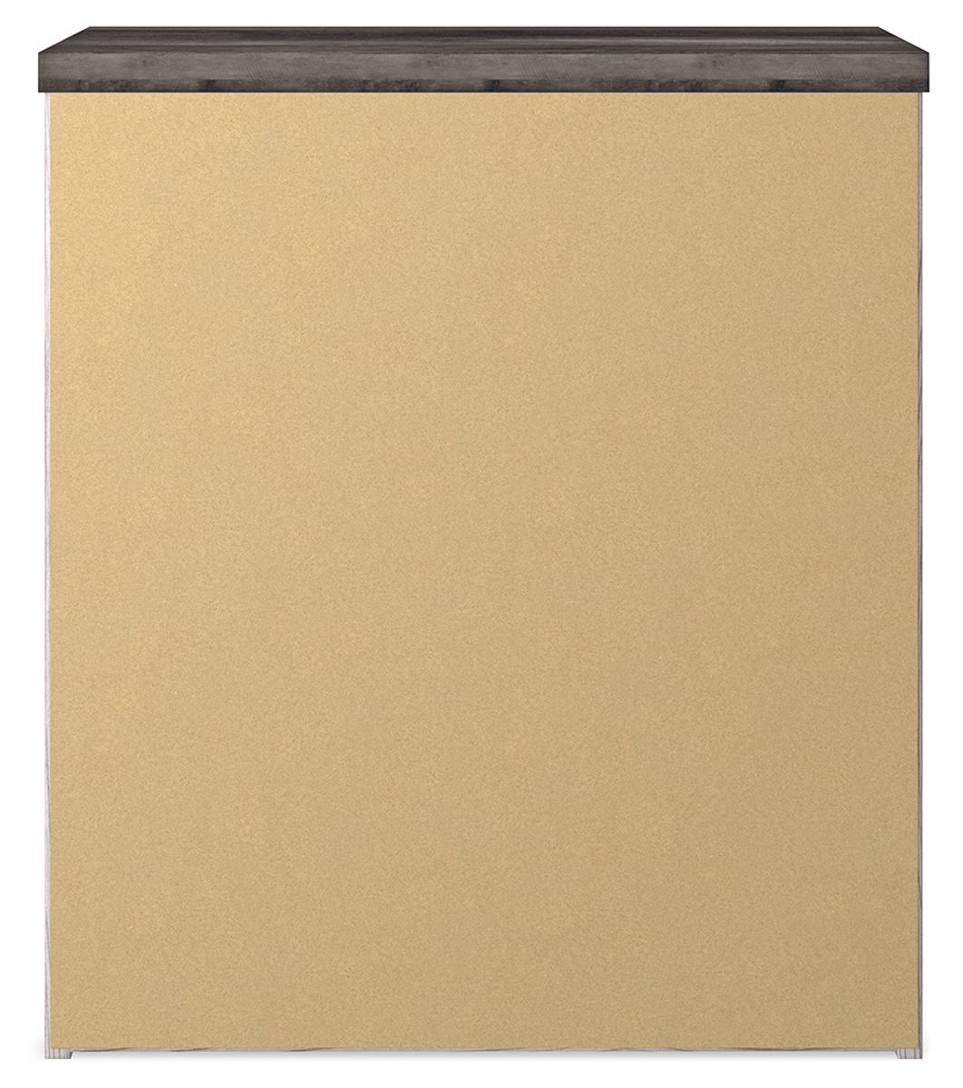 Gerridan - Two Drawer Night Stand - White / Gray - Image 4