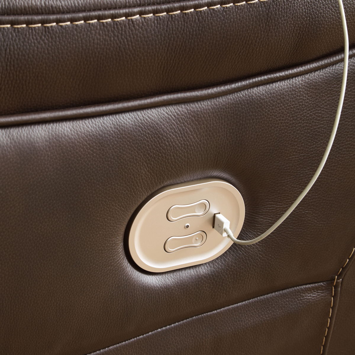 Dunleith - Zero Wall Recliner w/PWR HDRST - Chocolate - Image 3