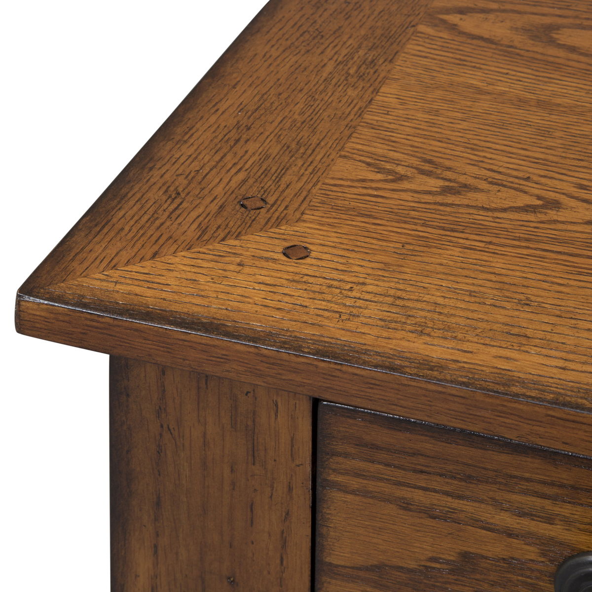 Grandpas Cabin - 7 Drawer Dresser - Aged Oak - Image 5