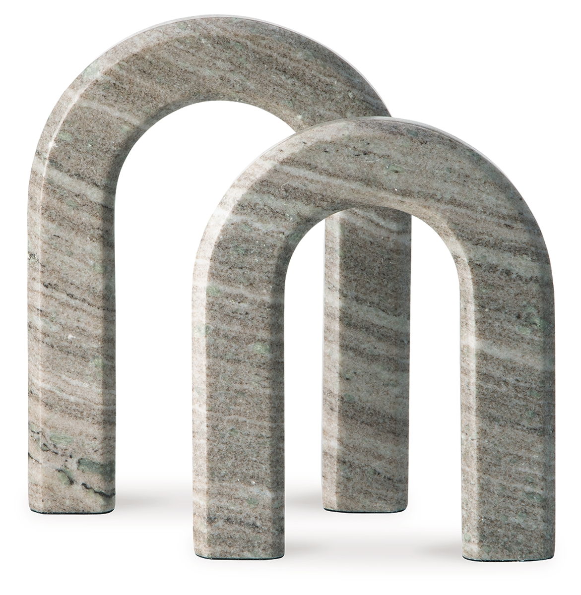 Keithton - Sculpture Set (Set of 2) - Taupe - Image 3