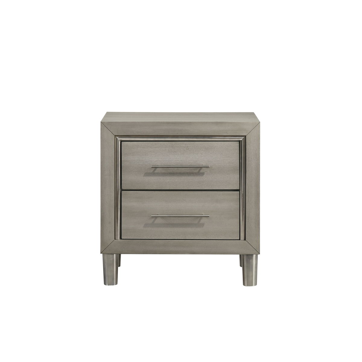 Lennox - 2 Drawer Nightstand - Gray - Image 3