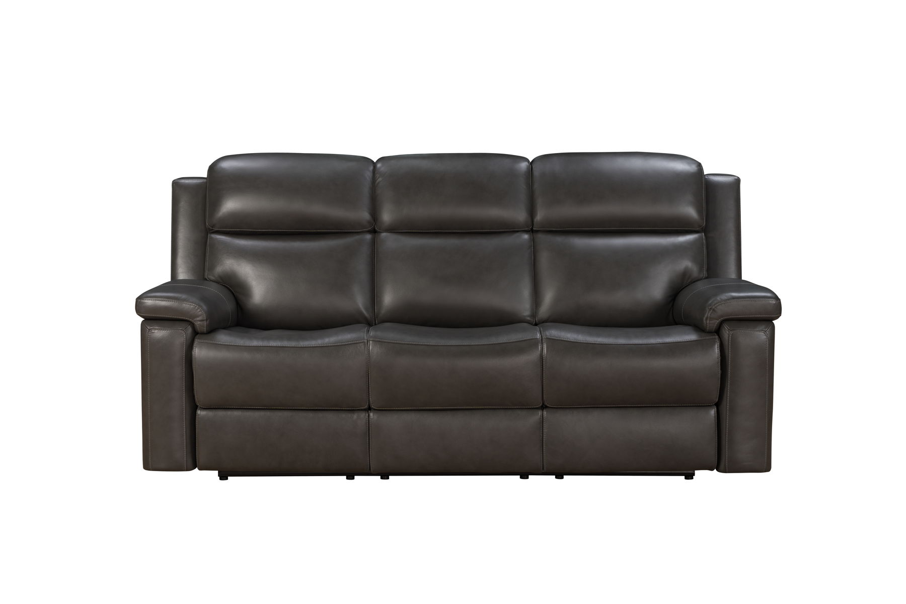 Leon - Power Sofa Recliner With Power Headrest, Power Lumbar, Heat And Massage (Dropdown Table With Smart Tabletop Control) - Smokey Gray - Image 8