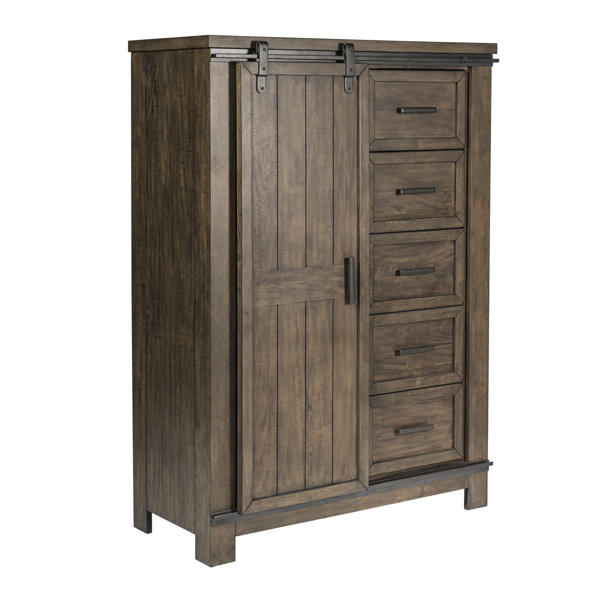 Thornwood Hills - Sliding Door Chest - Rock Beaten Brown - Image 12