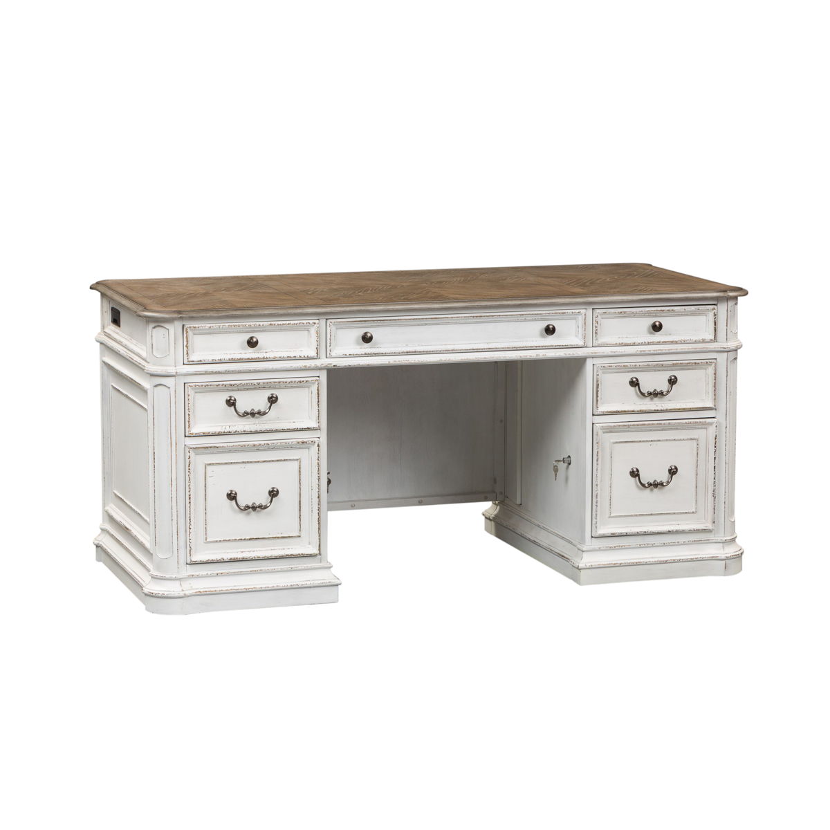 Magnolia Manor - Desk - Antique White - Image 9