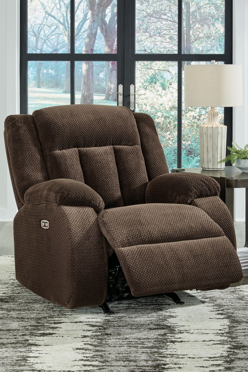 Free Wake - Power Rocker Recliner - Chocolate - Image 5