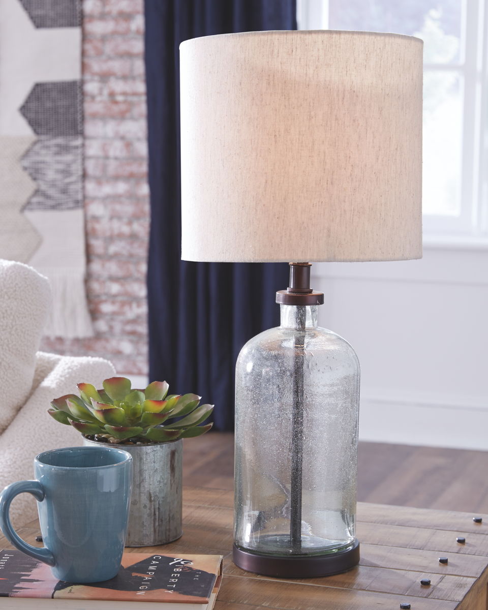 Bandile - Glass Table Lamp - Clear / Bronze Finish - Image 5