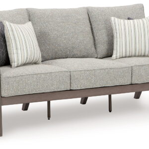 Hillside Barn - Sofa With Cushion - Gray / Brown