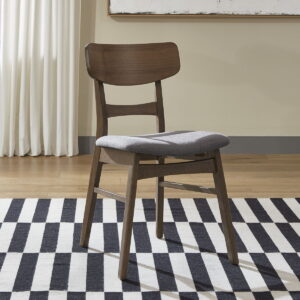 Space Savers - Panel Back Side Chair - Walnut