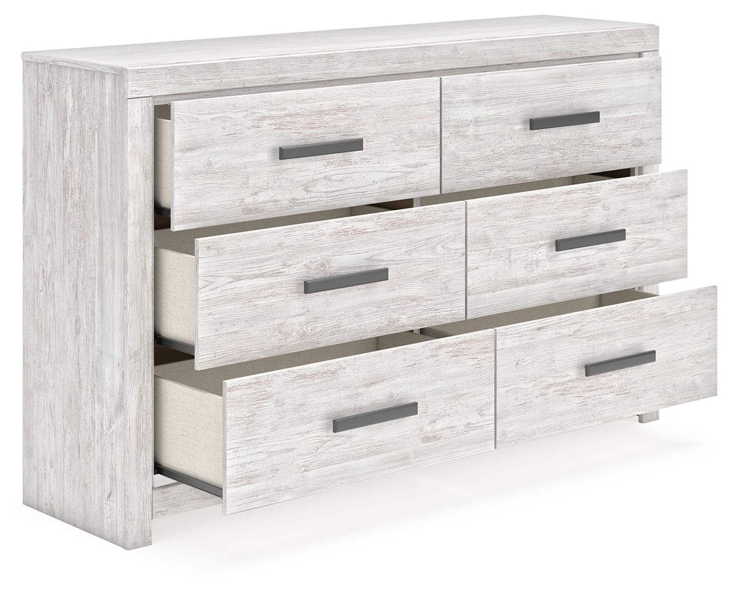 Cayboni - Six Drawer Dresser - Whitewash - Image 8