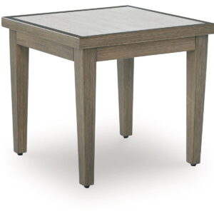 Rainier Ranch - Square End Table - Brown / Beige