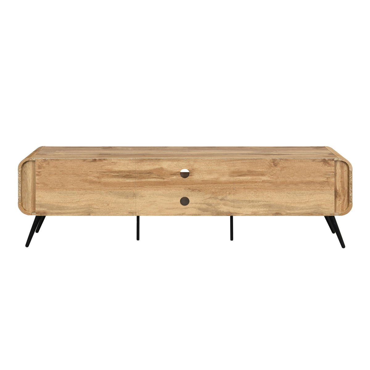 Rowan - 71" Low Profile TV Console - Natural - Image 2