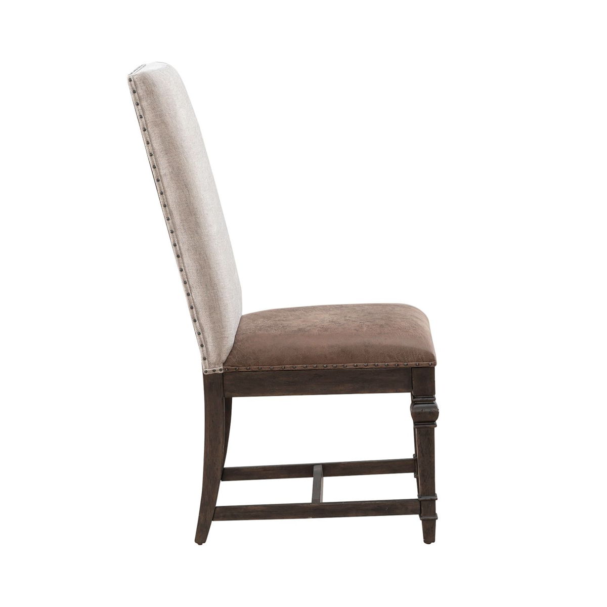 Paradise Valley - Upholstered Side Chair (RTA) - Dark Brown - Image 6