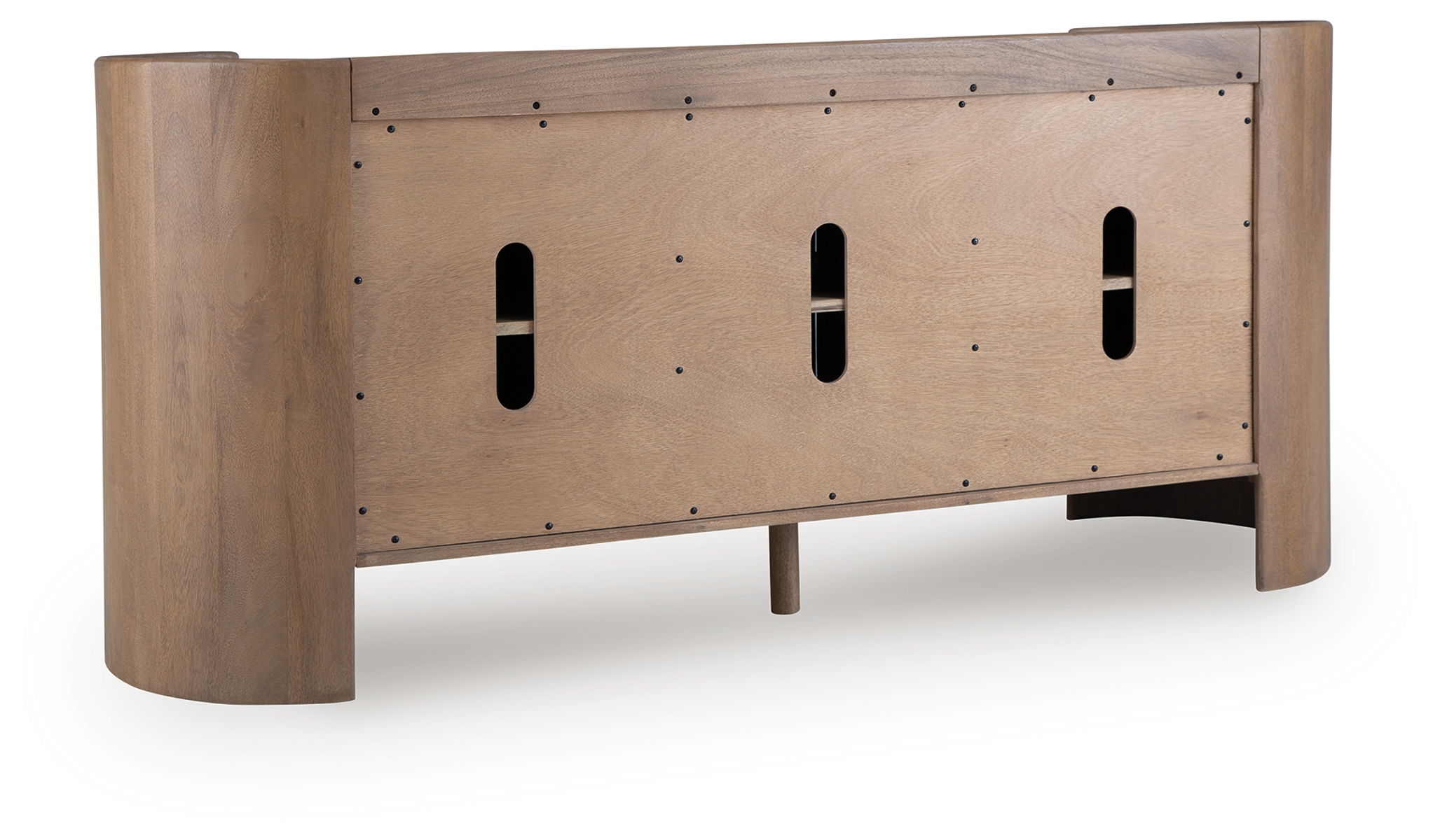 Fitzroy - Accent Cabinet - Brown / White - Image 3