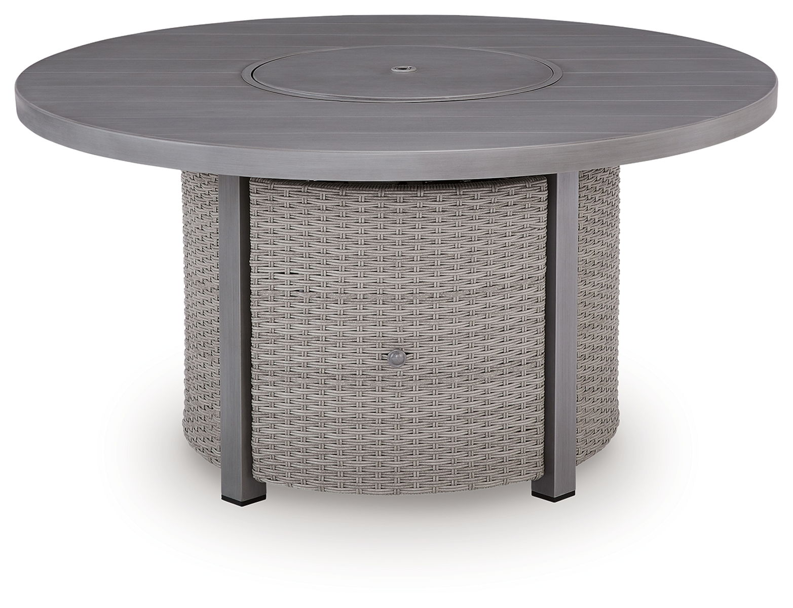 Half Moon Beach - Round Fire Pit Table - Gray - Image 4