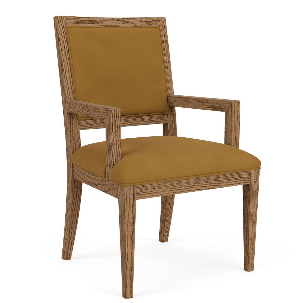 Halbrooke - Upholstered Back Arm Chair (Set of 2) - Light Brown - Image 3