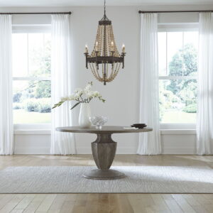 Westfield - Pedestal Table - Dark Brown