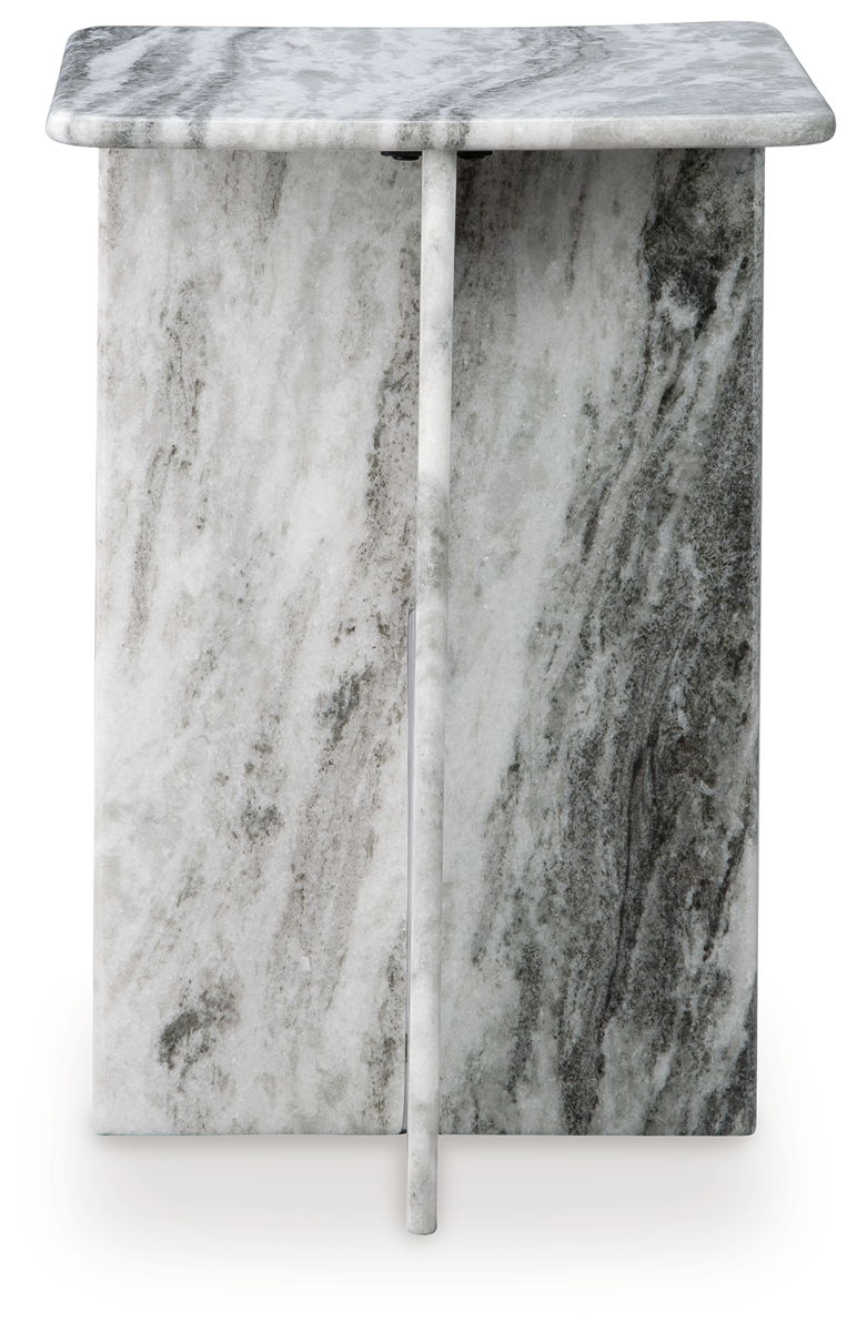 Keithwell - Square Accent Table - Gray - Image 3